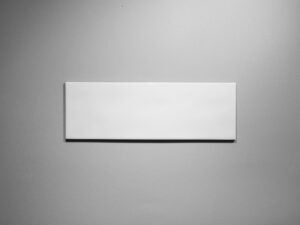 Vit Blank 10×30 Vågig